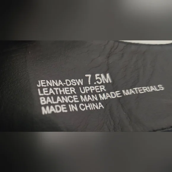 Adam Tucker Jenna Leather Suede Slingback Block Heels Size 7.5M - Picture 8 of 8